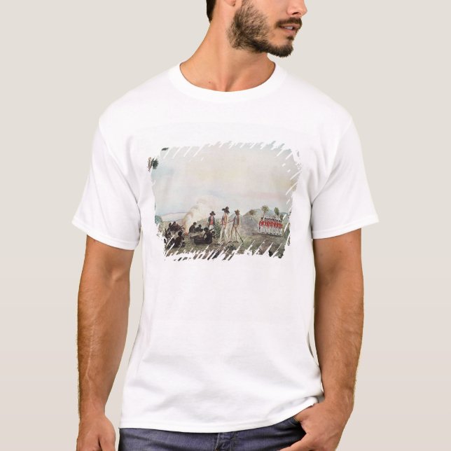Camiseta Sr. Branco, Harris e Laing com um partido (Frente)