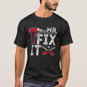 Camiseta Sr. Break, Sr. Fix, Pai e Filho Correspondendo ao 