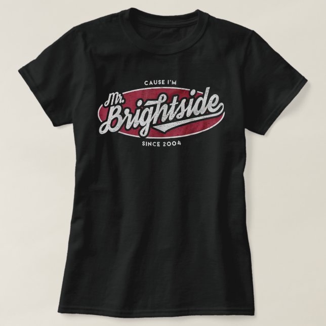 Camiseta Sr. Brightside Tee Gift Para Amantes De Música (Frente do Design)