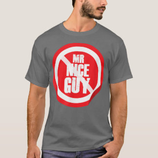 Camiseta Sr. Cara Belo Sinal de Tráfego Vermelho Engraçado