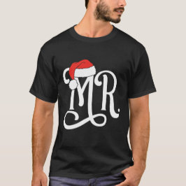 Camiseta Sr. Casais Natal Papai Noel Que Sr. E Sra.