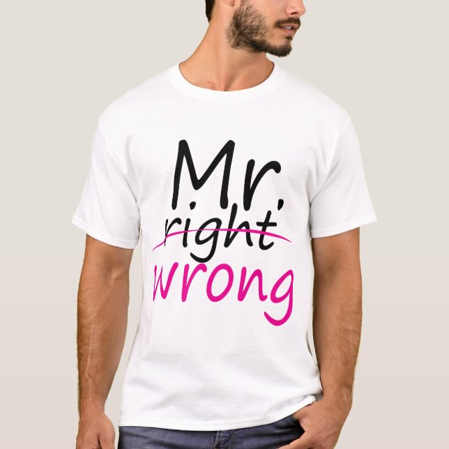 Camiseta Sr.(certo)Errado (Frente)