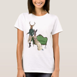 Camiseta Sr. Deer e Sra. Rabbit