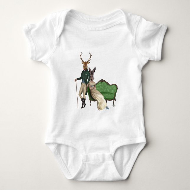 Camiseta Sr. Deer e Sra. Rabbit 2 (Frente)