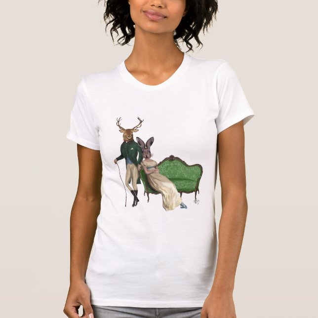 Camiseta Sr. Deer e Sra. Rabbit 2 (Frente)