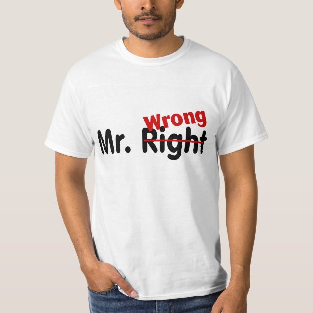 Camiseta Sr. Direito Errado (Frente)