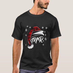 Camiseta Sr. e Sra. Papai Noel Casais de Natal Corresponden