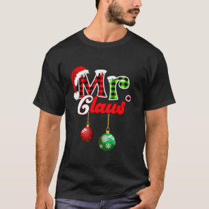 Camiseta Sr. e Sra. Papai Noel Loucos Engraçados Casais Xm