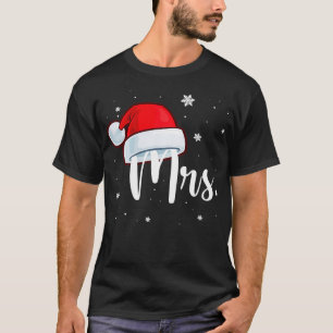 Camiseta Sr. e Sra. Papai Noel Pajamas Correspondendo Casai