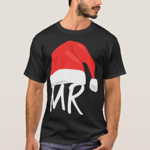 Camiseta Sr. e Sra. Papai Noel Pajamas Matching Coupl
