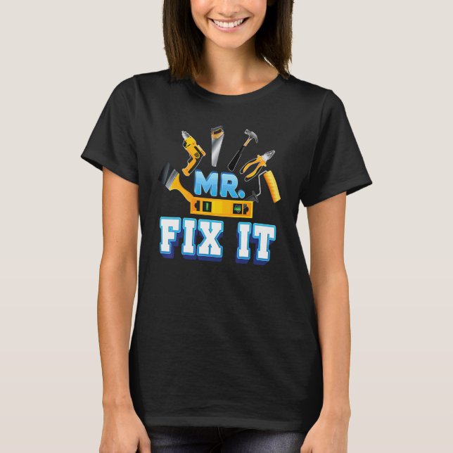 Camiseta Sr. Fix Quebra Correspondente Pai do Dia do Filho  (Frente)