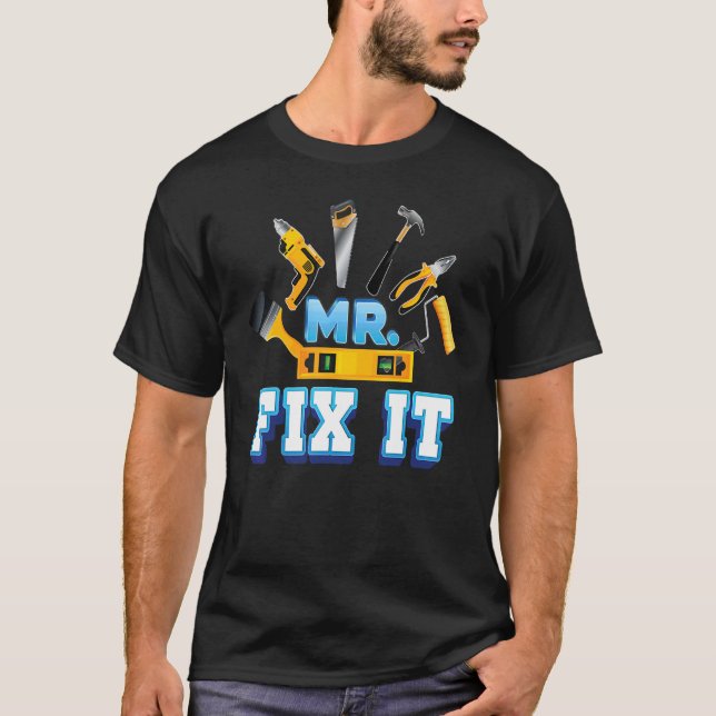 Camiseta Sr. Fix Quebra Correspondente Pai do Dia do Filho  (Frente)