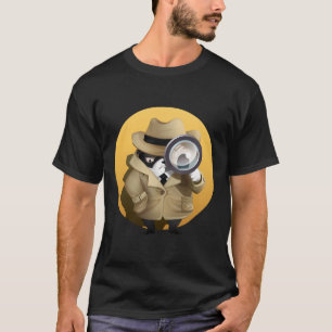 Camiseta Sr. Grumpy Boston Terrier Detetive