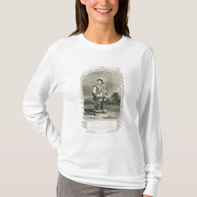 Camiseta Sr. Hackett como Falstaff, no ato de Henry IV (Frente)