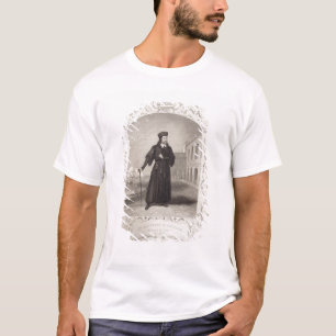 Camiseta Sr. Macready como Shylock, ato mim cena 3, 'no Mer
