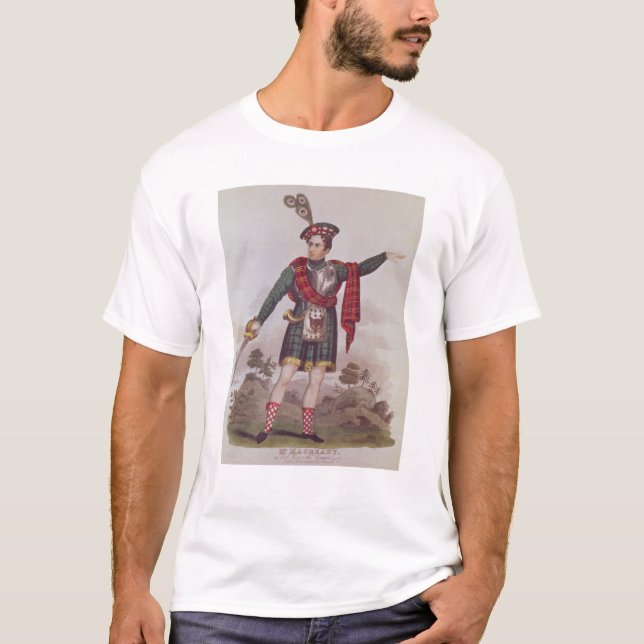 Camiseta Sr. Macready no papel de Rob Roy Macgregor (Frente)