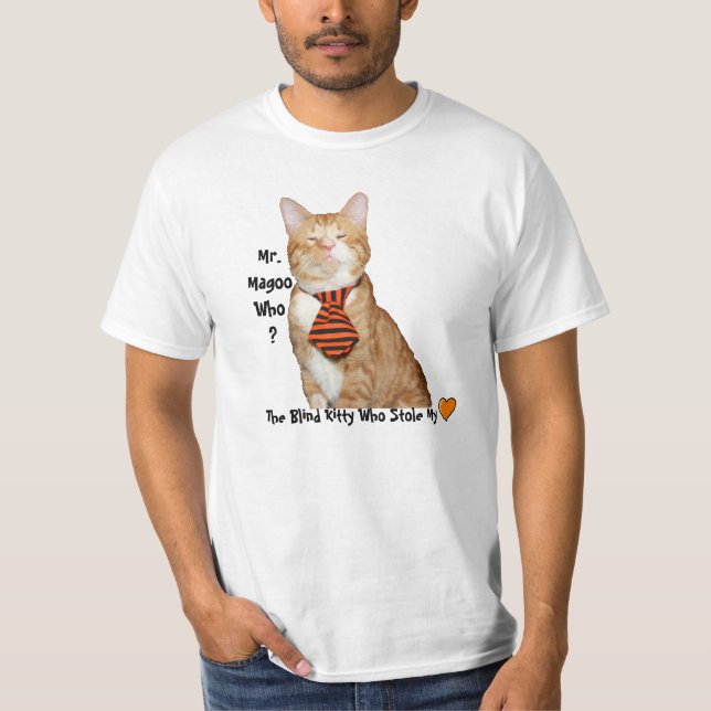 Camiseta Sr. Magoo Que? A parte dianteira tomou partido T (Frente)