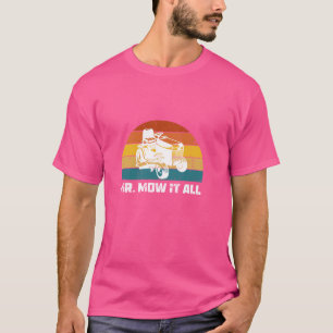 Camiseta Sr. Mow, Tudo Engraçado Leão De Cuidados De Leão,