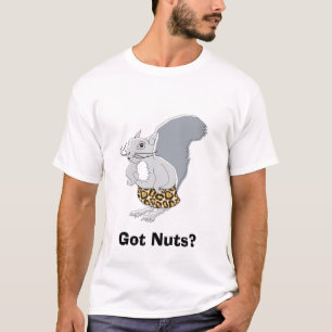 Camiseta Sr. Nutz do caráter do esquilo, obtido os loucos?