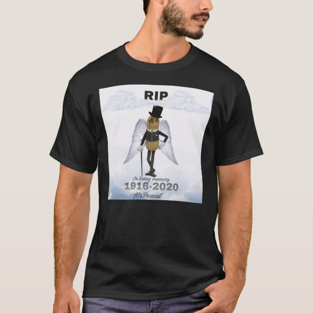 Camiseta Sr. Peanut RIP Clássico T-Shirt (Frente)