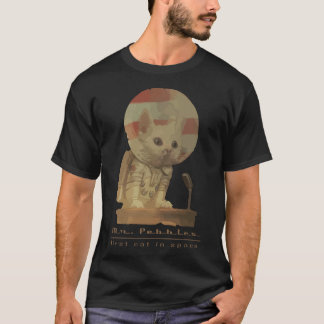 Camiseta Sr. Pebbles - O primeiro gato no espaço! T-Sh Clás