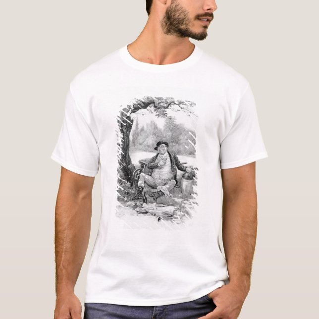 Camiseta Sr. Pickwick, 'de Charles Dickens: Uma (Frente)