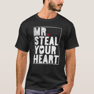 Camiseta Sr Roube Seu Coração Dia Dos Namorados Crianças Me