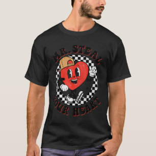 Camiseta Sr. Roube Seu Coração Para Meninos Bebês Dia dos N