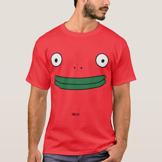 Camiseta Sr Sapo com menino olá (Frente)
