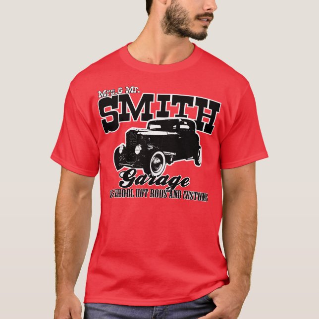 Camiseta Sr. Smith Hot-Rod Garage (Frente)