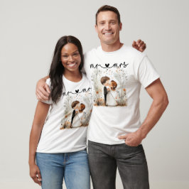 Camiseta Sr. & Sra. Bride e Groom Unisex T-Shirt