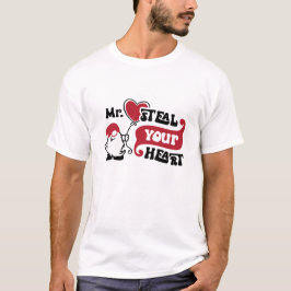 Camiseta Sr. Steal Your Heart - T-shirt do Namorados