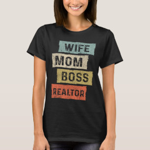 Camiseta Sra Chefe Mãe Relatora Orgulhoso Marido Pai Famíli