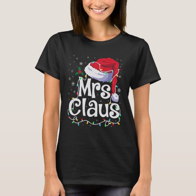 Camiseta Sra. Claus (Frente)