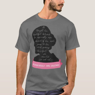 Camiseta Sra. Dalloway Cote I Virginia Woolf Silhouette