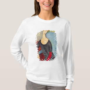 Camiseta Sra. Hebuterne em uma Cadeira azul, 1918