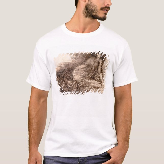 Camiseta Sra. Jane Morris Reclining em um sofá (Frente)
