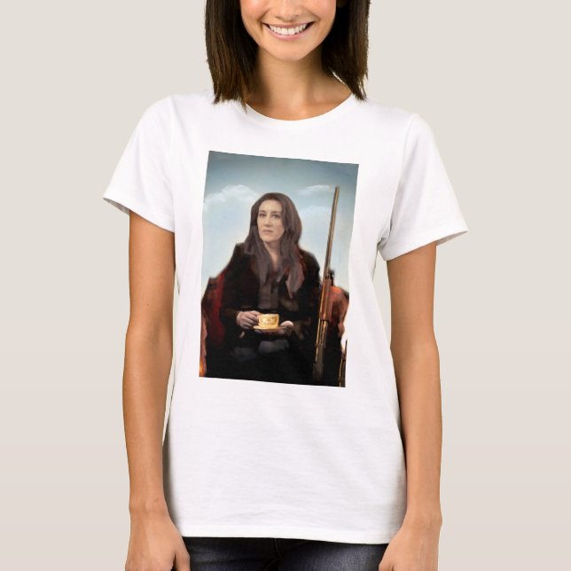 Camiseta Sra. órfão S do preto | - feminista legal (Frente)