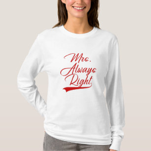 Camiseta Sra. Sempre Certa