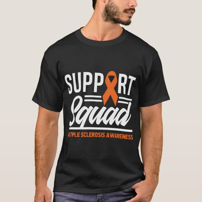 Camiseta Sra. Warrior Sra. Support Squad Sclerose Múltipla  (Frente)