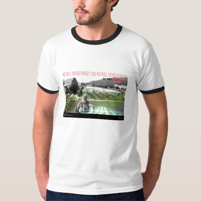 Camiseta srebrenica, bosna j hercegovina (Frente)