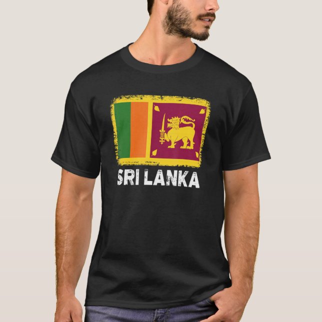 Camiseta Sri Lanka apoia Pessoas do Sri Lanka M (Frente)