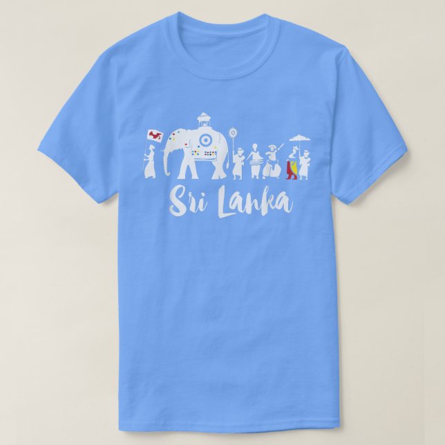 Camiseta Sri lanka Dalada Perahara Art  (Frente do Design)