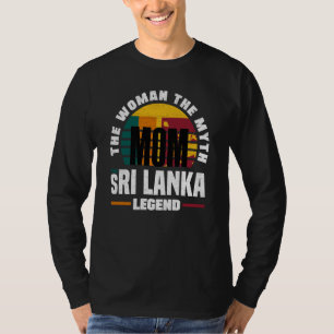Camiseta Sri Lanka Sri Lankano Bandeira do Sri Lanka Dia da