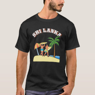 Camiseta Sri Lanka Surfer Beach Summer Vacsing Surfing no S