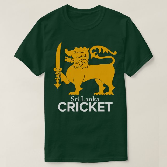 Camiseta Sri Lankan Cricket Fan Desing (Frente do Design)