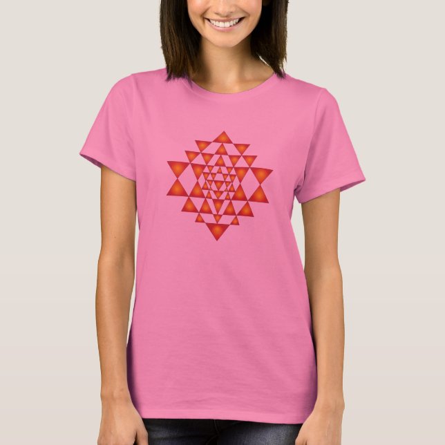 CAMISETA SRI YANTRA (Frente)