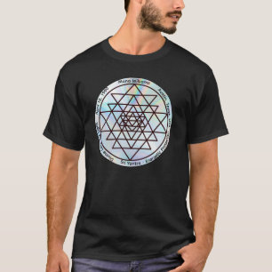 Camiseta Sri Yantra – Talismã de Proteção Personalizável