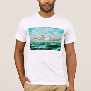 Camiseta ss Bergensfjord no mar