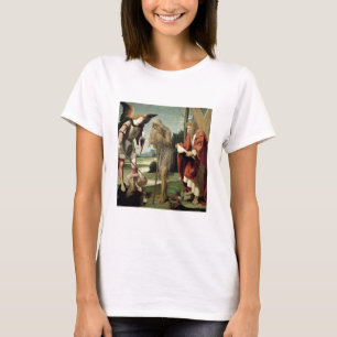 Camiseta SS. Michael, Andrew e Onuphrius (óleo no painel)